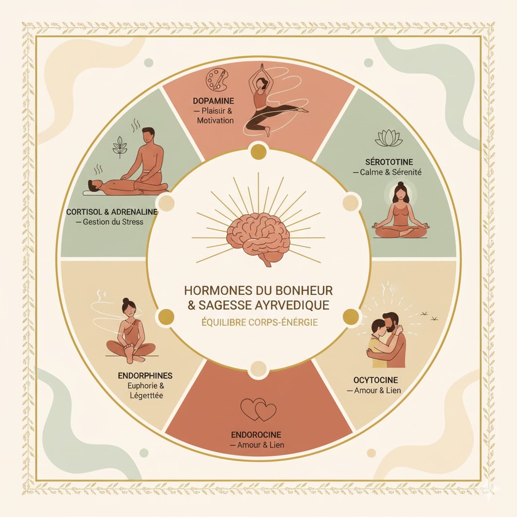 Hormones du bonheur & sagesse ayurvédique