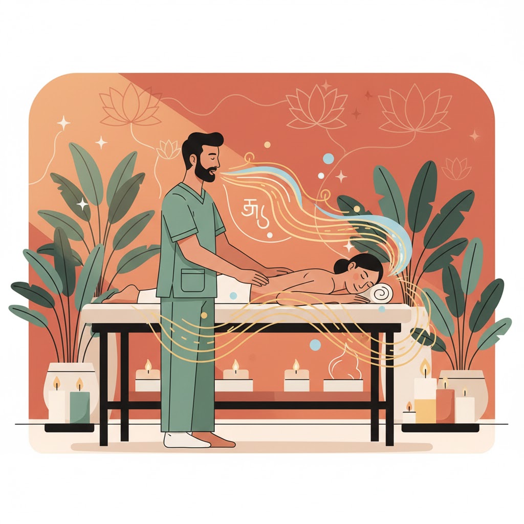 Massages ayurvédiques et pranathérapie